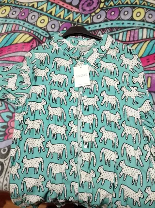 Camisa Compañía Fantástica Estampado Animal