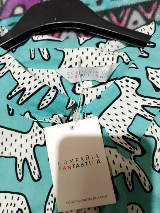 Camisa Compañía Fantástica Estampado Animal