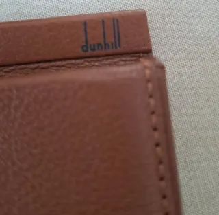 Porta cartões Dunhill pele