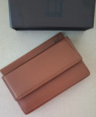 Porta cartões Dunhill pele
