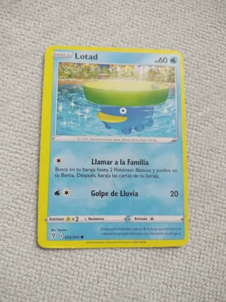Carta Pokémon Lotad Básico 60 HP