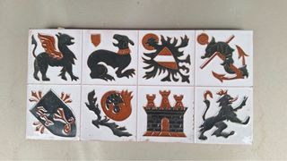 Azulejos decorativos con escudos (200 unidades)