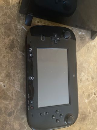 Nintendo Wii U Negra y juego lego