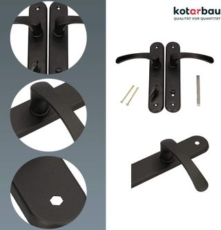 KOTARBAU® Juego de manillas para puerta de baño, M