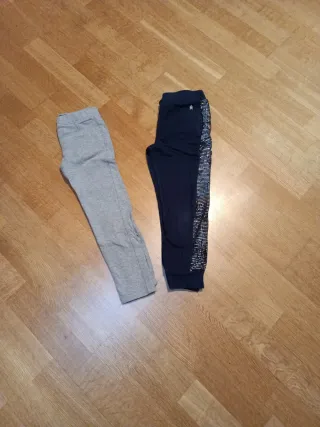 Set 2 Leggings Bimba 5/6 Anni