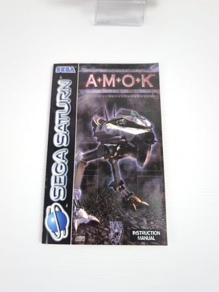 AMOK Sega Saturn Completo Multilingua ITA