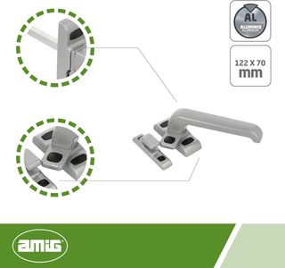 Amig - Manilla de Bloqueo para Puertas y Ventanas