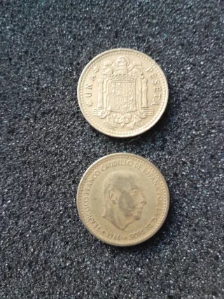 Moneda 1 peseta 1966 estrella 69