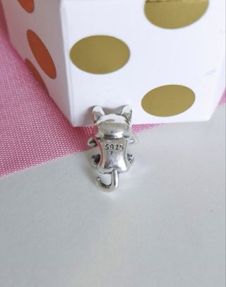 CHARM GATO GATO PARA PULSERA PANDORA CON CAJA
