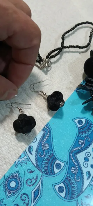 Conjunto vintage negro