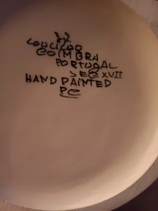 Jarra de loza portuguesa siglo XVII