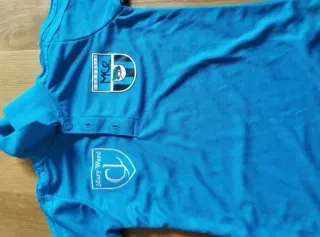 Polo fútbol Martutene azul