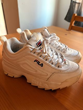 Zapatillas Fila Strada Mujer Blancas