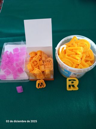 Moldes letras y números