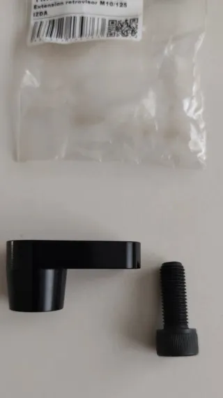 Extensión Retrovisor Moto. TM34 M10/125. Rosca IZQ