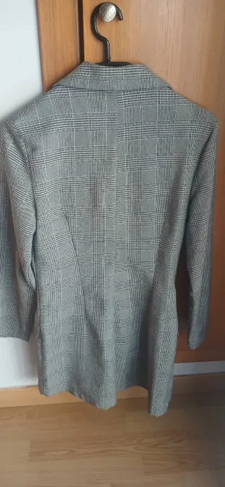 Vestido blazer cuadros mujer