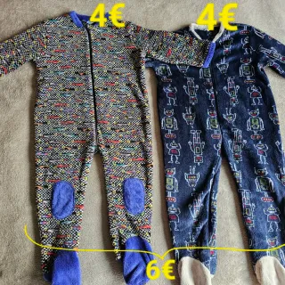 Pijama entero calentito con cremallera. 24-36meses