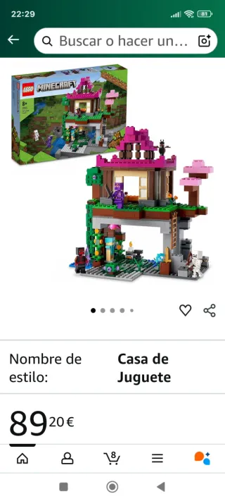 Lego Minecraft: La Casa del Árbol de Cerezo