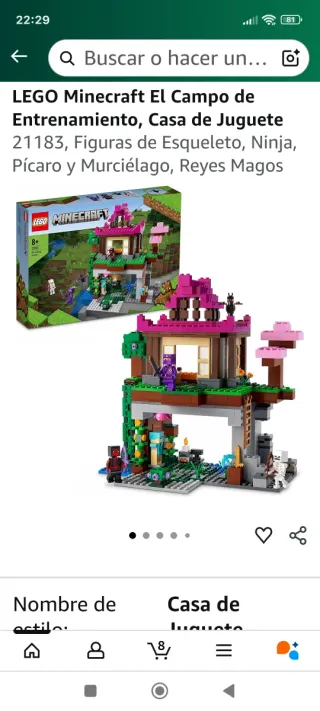 Lego Minecraft: La Casa del Árbol de Cerezo