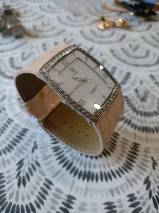 Reloj FG Barcelona Rosa y Plateado