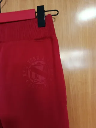 Pantalón chándal mujer rojo