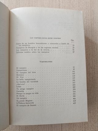 Libro "Vampiros entre nosotros" Roger Vadim (1963)