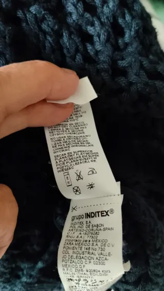 Jersey de punto negro 100% Algodón