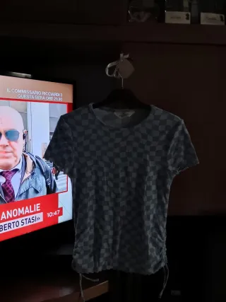 Maglietta bambina fantasia quadri 12 14 anni