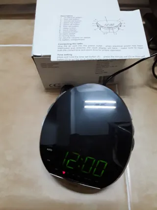 Despertador Digital Negro