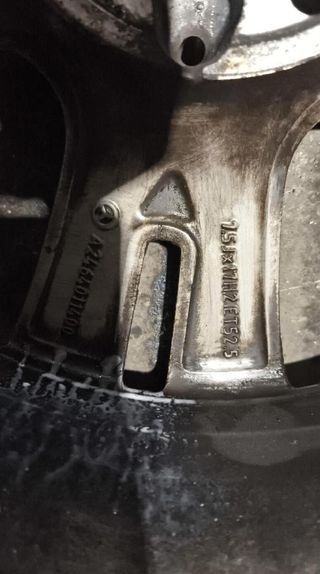 Mercedes-benz 221570 llanta a2464011400 clase cla