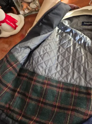 Chaqueta Massimo Dutti Negra y Marrón