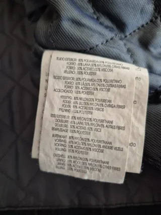 Chaqueta Massimo Dutti Negra y Marrón