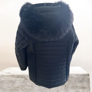 Anorak negro XL con pelo interior