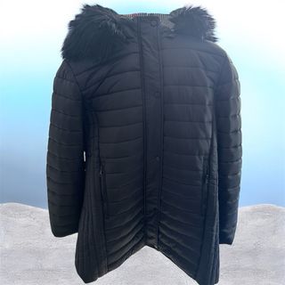 Anorak negro XL con pelo interior