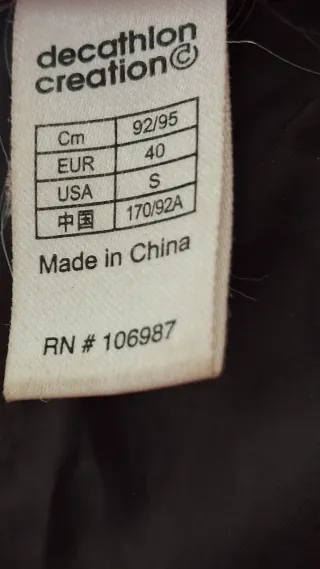 Chaqueta Acolchada/Plumífero de Montaña Roja, T-L