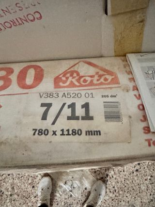 Pack 4 ventanas tejado Roto WDF 330