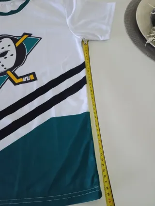 Camiseta Hockey Patos Teal y Blanco