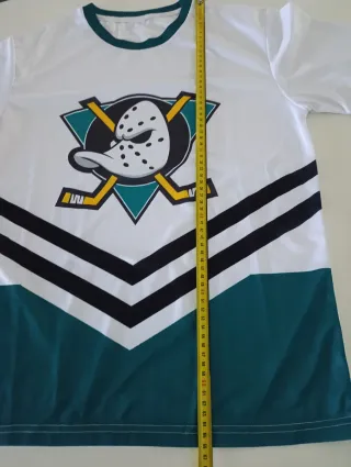 Camiseta Hockey Patos Teal y Blanco