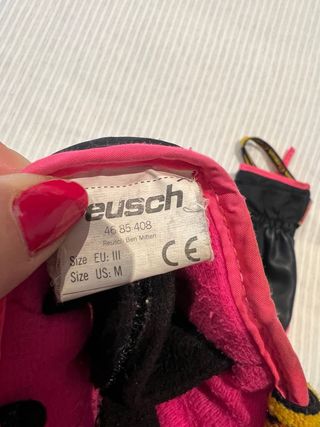 manoplas niña esqui