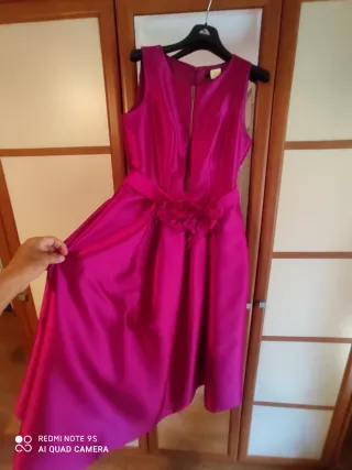 Vestido fiesta buganvilla.