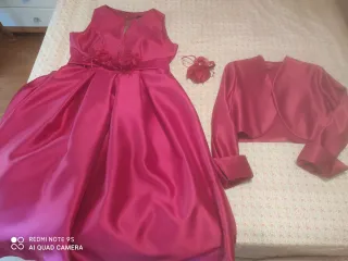 Vestido fiesta buganvilla.