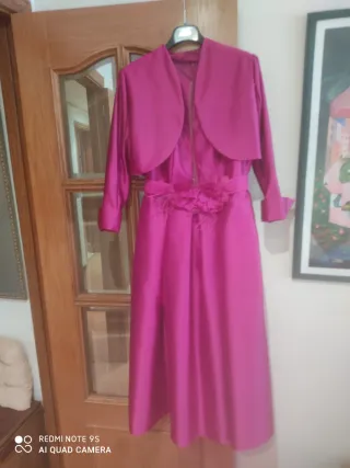 Vestido fiesta buganvilla.