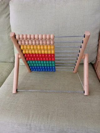 Ábaco de madera Ikea