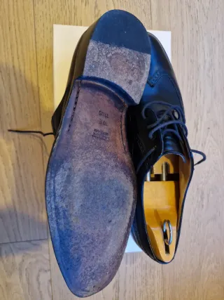 Zapatos lujo Bally 45 con hormas Derbies Blucher