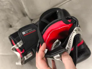 Guantes Boxeo Outshock 500 Negro 14 Oz