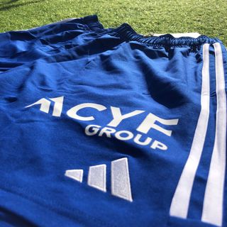 Pantalón Corto Real Zaragoza Adidas Azul