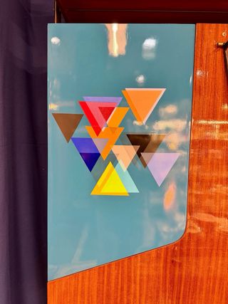 Mueble barra abatible vintage italiano