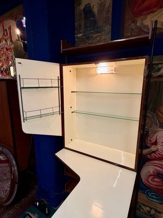 Mueble barra abatible vintage italiano