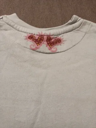 Felpa bambina 6 anni elefanti rosa