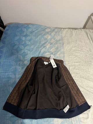 Chaqueta Lacoste Monogram marrón